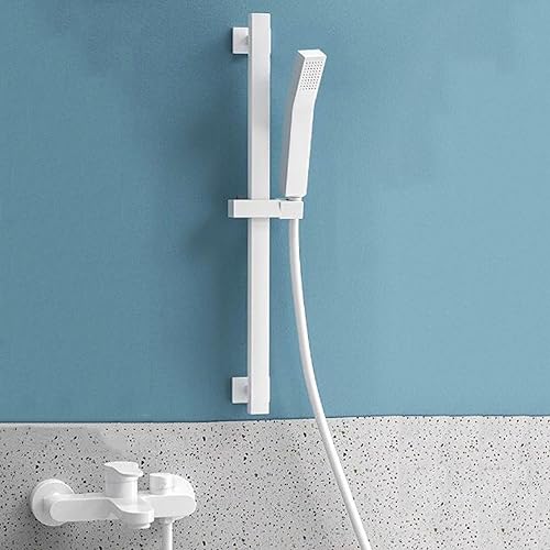 Mitigeur de bain-douche blanc anti-calcaire en laiton pour remplacer votre vieux robinet