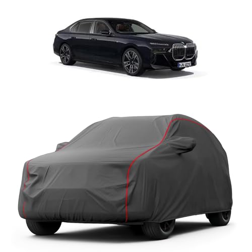 Image of Heavy-Duty Car Cover for Compatible with BMW i7 (2023 to 2025 All Models) Deluxe Car Protection Cover - Waterproof & UV-Resistant All-Season Exterior Protection