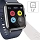 Hama Smartwatch 4900, wasserdicht (Fitnesstracker für Herzfrequenz/Kalorien, Sportuhr mit Schrittzähler, Schlafmonitor, Musiksteuerung, Fitness Armband Damen/Herren, 6 Tage Akkulaufzeit) Blau