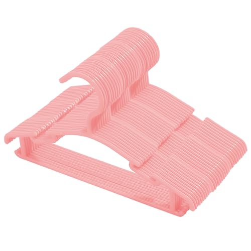 Image of 30 Pack Pink Baby Nursery Closet Hangers,Non-Slip Laundry Infant Pant Hanger for Newborn Clothes Gift,Ultra-Thin Child Coat Hanger for Girl Boy Toddler Kid