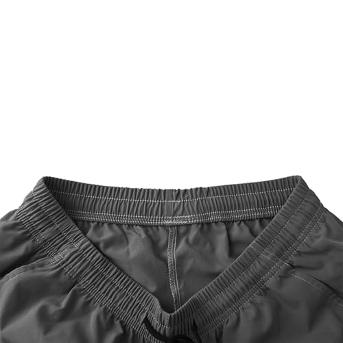 Cargo Pants for Men Casual Drawstring Elastic Waist Wide Leg Pant Comfy Work Trouser Dress Pant with Multi Pockets3