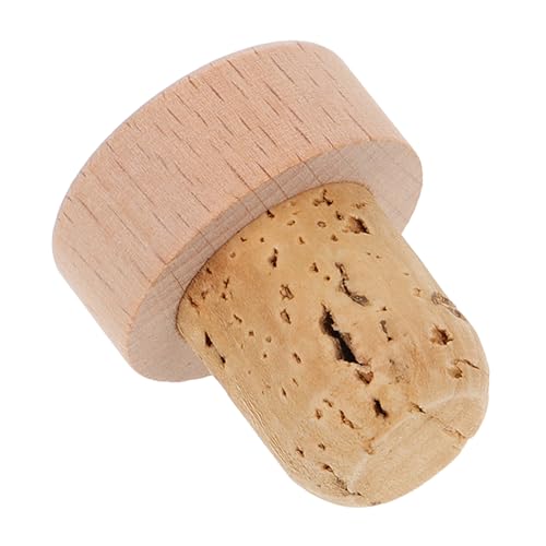 Natural Oak Wood Wine Bottle Cork Stopper, Multicolor (3.5cm)