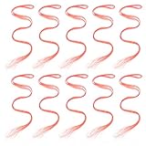 PENIKOKO Glitzernde Haarsträhnen 10 Stück Metallische Haarglitzer Extensions für Mädchen Farbige Haarverlängerungen zum Stylen bei Partys Cosplay und Alltag