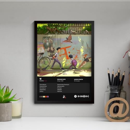 Image of Funk You Store Seedhe Maut Poster | N Album Cover Framed A4 Poster of Desi Hip Hop Artist | DHH Album Cover Frame | Sleek Aesthetic Frame for Wall, Room Decor, Gifting, Study Table (F 136)