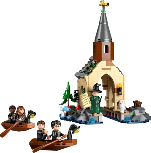 LEGO Harry Potter Kasteel Zweinstein: Boothuis set, Bouwpakket voor Kinderen met 2 Bouwbare Speelgoed Boten en 5 minifiguren, Rollenspellen Cadeau voor Meisjes, Jongens en Fans vanaf 8 jaar 76426 - Afbeelding 5