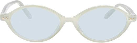 TIJN Olisa Retro Oval Sunglasses for Women Men,Polarized UV Protection Shades,Stylish Frame Sun Glasses,2025 Trendy Sunnies