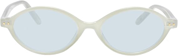 TIJN Olisa Retro Oval Sunglasses for Women Men,Polarized UV Protection Shades,Stylish Frame Sun Glasses,2025 Trendy Sunnies