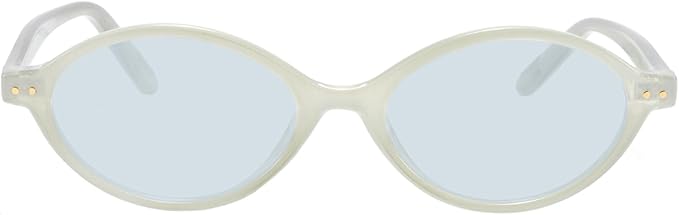 TIJN Olisa Retro Oval Sunglasses for Women Men,Polarized UV Protection Shades,Stylish Frame Sun Glasses,2025 Trendy Sunnies