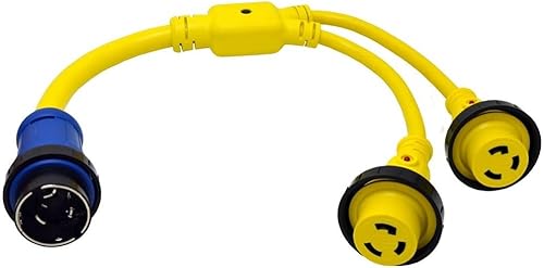 Conntek Adaptador 17312 de 50 amperios 125250V a L5-30R Y, color negro