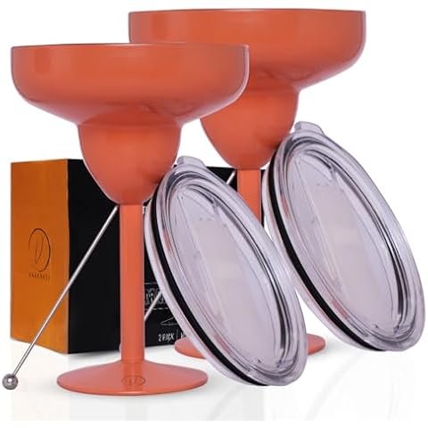 Vaanshie Stainless Steel Margarita Glasses Cover