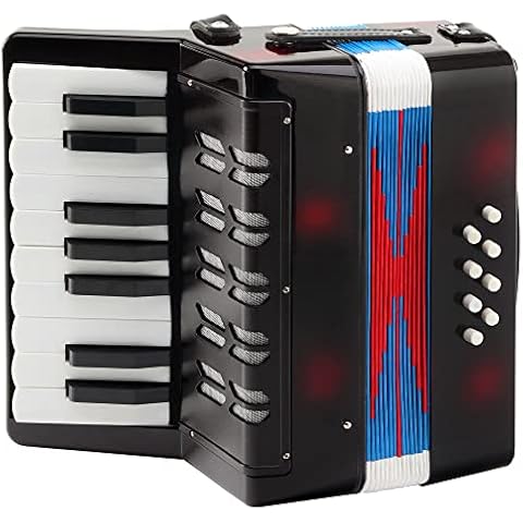 Classic Cantabile Bambino Children's Accordion, Black, 8 Basses Cover
