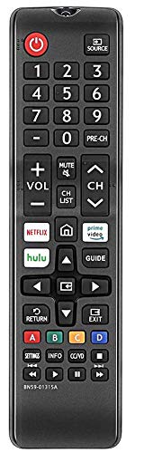 UBayBN59-01315A Replacement for Samsung Remote Control for Smart TV with Netflix NU43RU7100 UN43RU7200 UN43RU710D UN50RU7100 UN50RU7200 UN50RU710D UN55RU7100 UN55RU7200 UN55RU710D