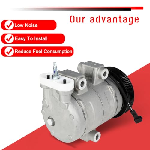 Image of CCIYU AC Compressor w /Clutch for Pontiac Torrent V6 3.4L 2006-2009