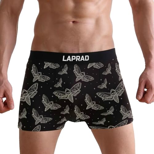 Laprad Men's Boxer Briefs Soft Breathable Underwear Stretch Boxer Shorts Leg2