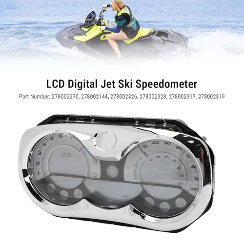 Velocímetro digital LCD para moto acuática 4-TEC con bisel cromado 2