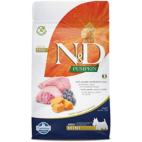 Farmina N&D Adult Mini Dog Food with Pumpkin, Lamb & Blueberry Cover
