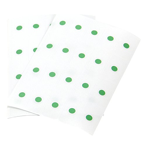 Prelaminated 1/4" Dots - 5/8" x 1 1/4" 200/Pkg (Lime)…