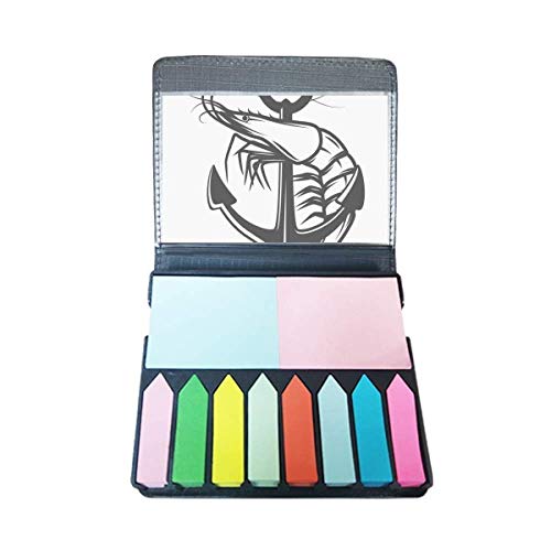 Note crevettes marqueur de couleur mémo repositionnable pour livre