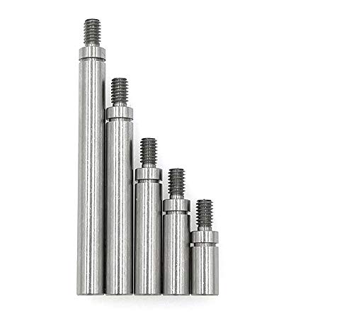 Juego de extensión de indicador digital de 4,5 mm de diámetro 10 15 20 30 40 mm de largo barra extensible (rosca 4-48 UNF) Cover