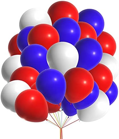 10 Inch Party Balloons Red Yellow Black Balloons Multi-coloured Latex Balloons for Worldcup Theme Birthday Party Sports Party Decoration 30pcs