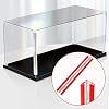 Self-Adhesive Acrylic Hinge Plastic Clear Continuous Piano Hinges 12 inch Folding Hinge Tools for Aquarium Lid Cabinet Box DIY Display 300x45 mm #5