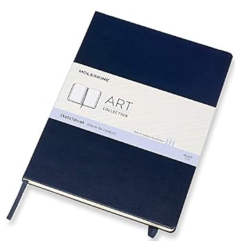 Office Product Moleskine Art Sketchbook, A4, Sapphire Blue, Hard Cover (8.25 X 11.75) Book