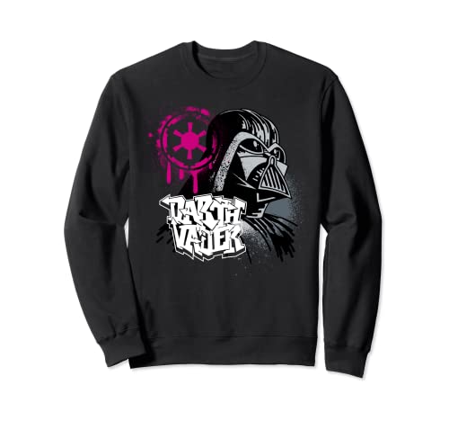 Sweatshirt Dark Vador Star Wars imprimé tag graffiti pour sweat homme et femme