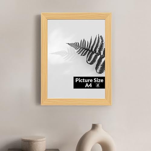 Image of Art Street Hanging Photo Frame for Wall Hanging Picture Frames for Wall Decoration Home Decor Photo Frames for Diwali Decoration Picture Frame A4 Size Beige 20x30 cm