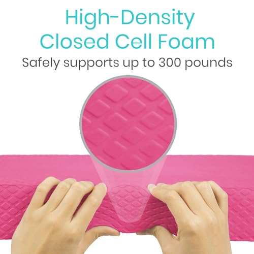 image for Vive Balance Pad - Foam Board Yoga Mat Block for Physical Therapy, Sta