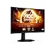 AOC Gaming CQ27G4X - 27 Zoll QHD Curved Monitor, 180 Hz, 0.5 ms, FreeSync Prem., HDR10 (2560x1440, DisplayPort, 2X HDMI) schwarz/grau