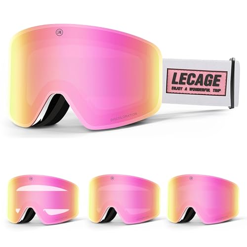 Gafas de esquí fotocromáticas para días de sol y nieve en alta montaña