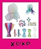 Lena Jellyfish Glow in the Dark Glitter Craft Set with Luminous Effect, Complete Set with Pipe Cleaner & Tulle, DIY Night Light for Girls, Craft Sets for Children from 8 Years #2