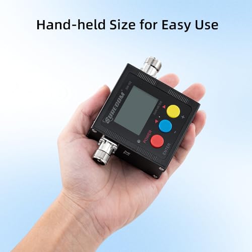 Mcbazel Surecom SW-102S SO239 Anschluss Digitales VHF UHF 125-525Mhz Leistungs- & SWR-Messgerät