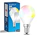 M Ledme - Bombilla LED Inteligente WiFi, sin necesidad de Hub, [Smarthome], Regulable, 6W 600LM 80W equivalente, RGB & 2700K-6500K blanco frío a cálido, compatible con Alexa/Google Home/Siri