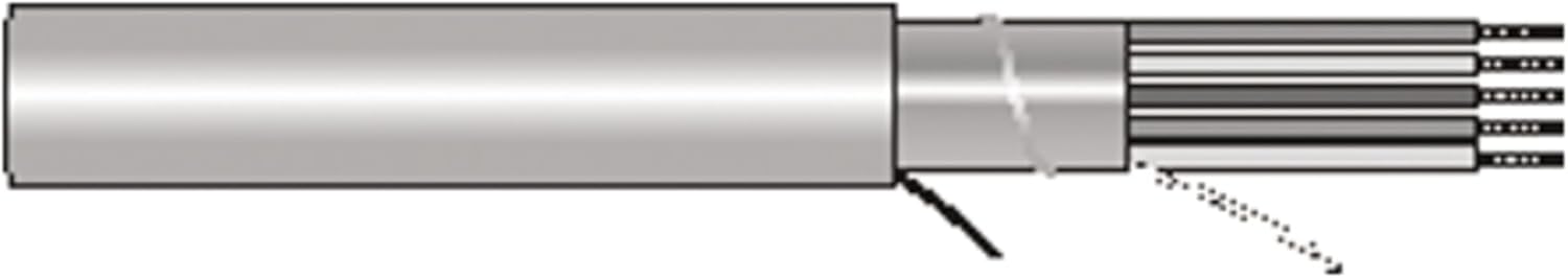1705 SL001 SHIELDED MULTICONDUCTOR CABLE, 1 CONDUCTOR, 24AWG, 1000FT, 1KV