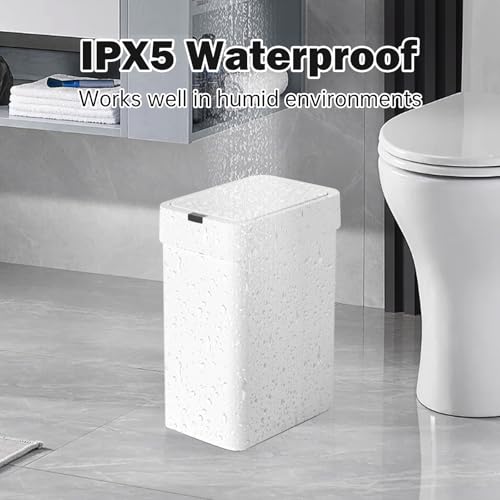 Canecas de basura con sensor 2 pack blanco 6.5 gal miniatura 5