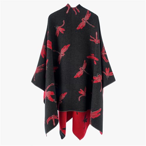 Châle chaud réversible pour femmes enveloppe couverture superposée mode