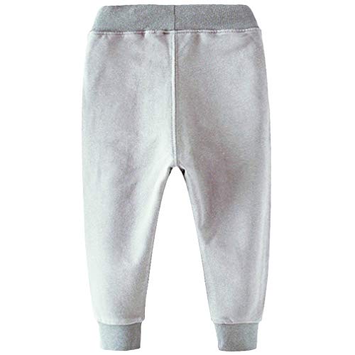Image of Little Boys Jogger Pants Toddler Boys' Drawstring Elastic Waist Cotton Casual Sweatpants 1PC / 2 PCS Set