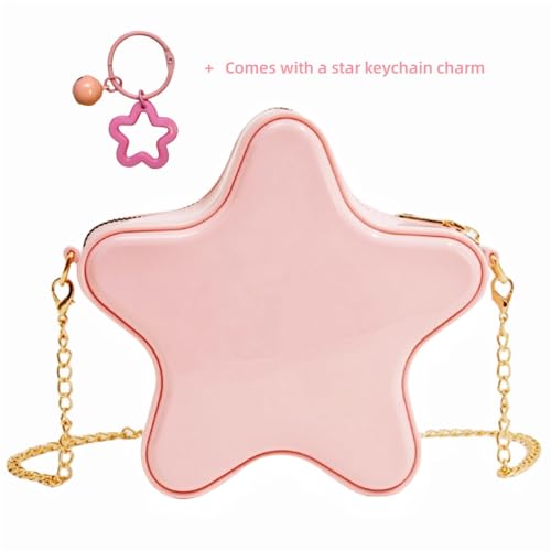 Image of Women's Mini Star Tote Bag, Women's Cute PU Leather Hobo Bag Chic Star Crossbody