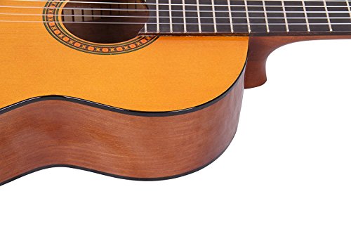 Yamaha CS40II Concertgitaar natuur – gemakkelijk bespeelbare akoestische gitaar voor jonge beginners – 3/4 gitaar van hout, leerlingmodel - Image 7