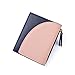 Produktbild NOLOGO Wallet Dame Kurze Mappe Reißverschluss kleine Münzfach Bi-fold-Kartenhalter (Color : Pink)