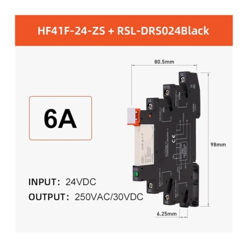 Module de relais mince 5v 12v 24v DC pour automatisation de machines - 2