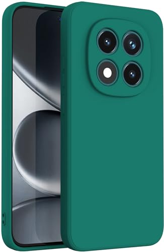 Image of Kapa Matte Protective Lens Flexible Back Cover for Redmi Note 15 Pro 5G | Slim Silicone with Soft Lining Shockproof Full Body Bumper Case (Green)