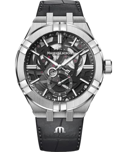 Maurice Lacroix Aikon Mercury Package Includes Strap - Black Calf Leather2