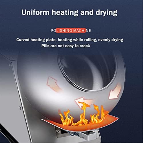 Mini Chocolate Panning Machine for Nuts, Sugar Coating & Polishing – 220V Commercial Coater for Chocolate, Candy, and Sugar Ball Drying – Efficient Confectionery Equipment