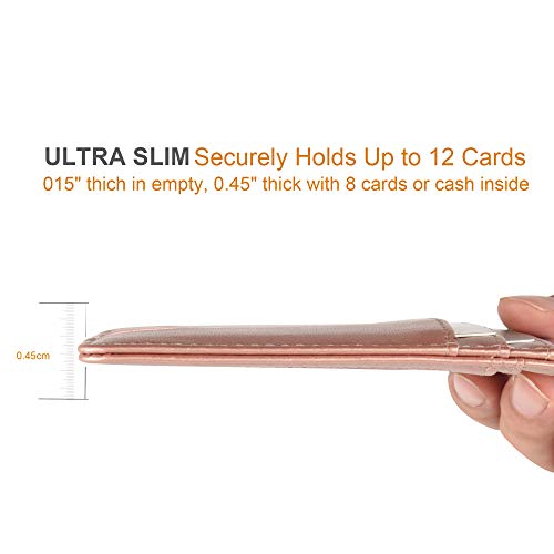 Teskyer Slim Wallet For Men, Minimalist Front Pocket Rfid Blocking Leather Wallet Credit Card Holder For Men & Women #TOP3