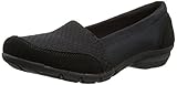 Skechers Women's Career-Interview Flat, Black, 7.5 M US