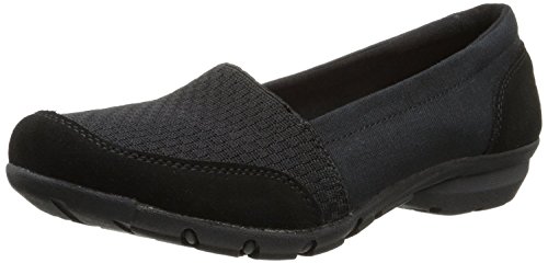 Skechers Women's Career-Interview Flat,Black,7.5 M US
