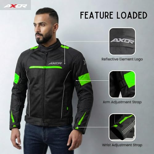Axor Cruise 2 Black Neon Yellow Jacket M - Image 4