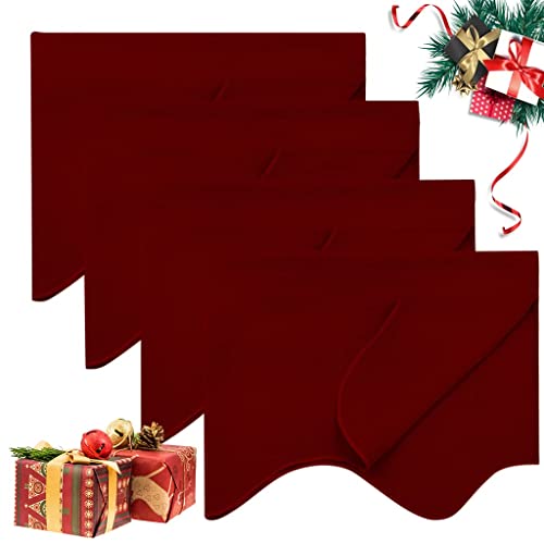 NICETOWN Kitchen Window Blackout Valances - Home Decor 52 inches x 18 inches Scalloped Rod Pocket Valance Curtain Tiers for Small Window/Living Room/C